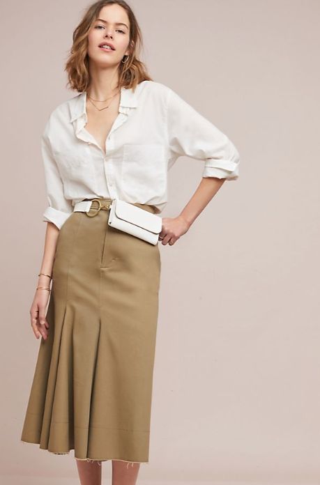 8 Stylish Tops To Wear With Midi Skirts ...